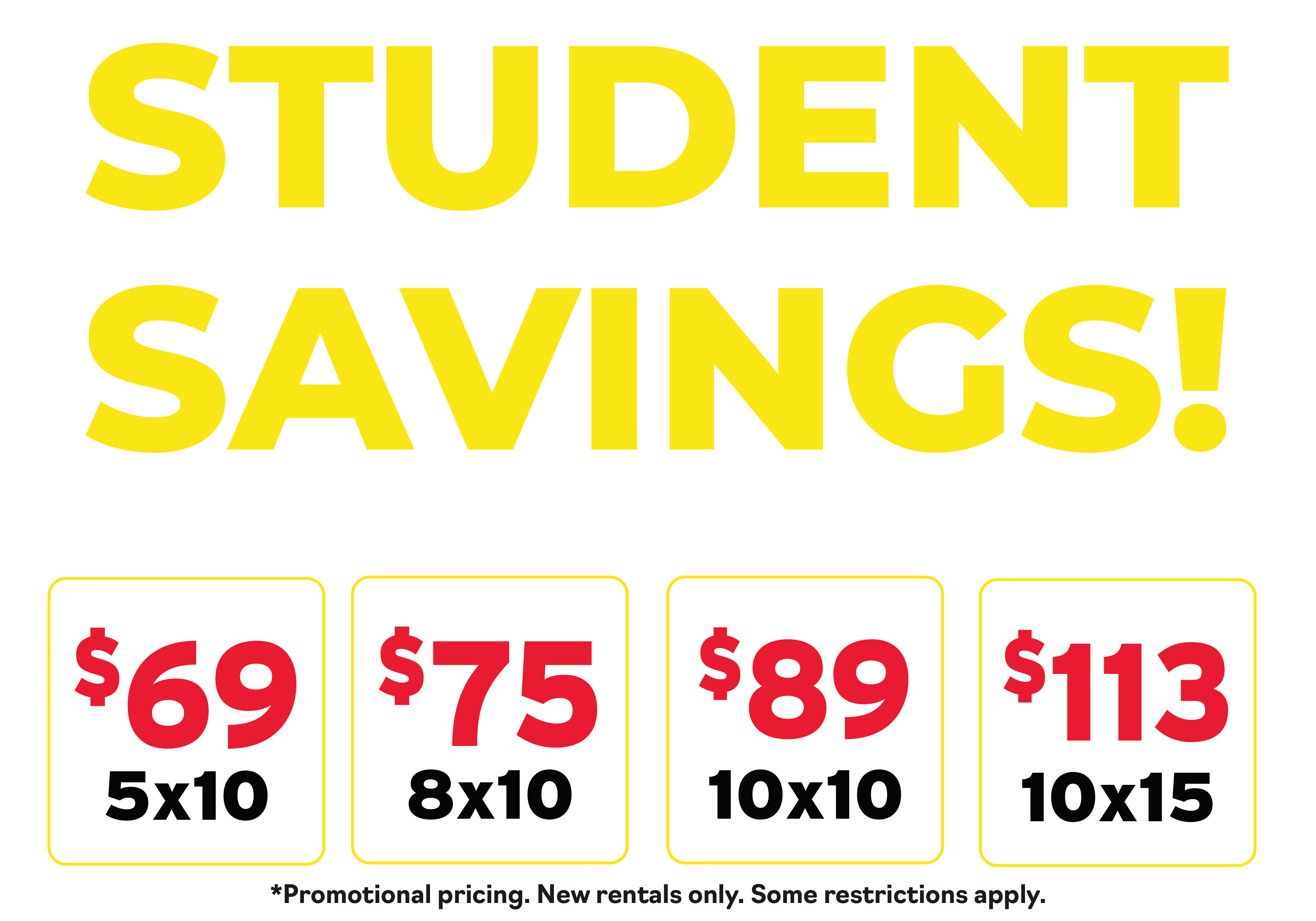 Student Savings at 4th & Frankford